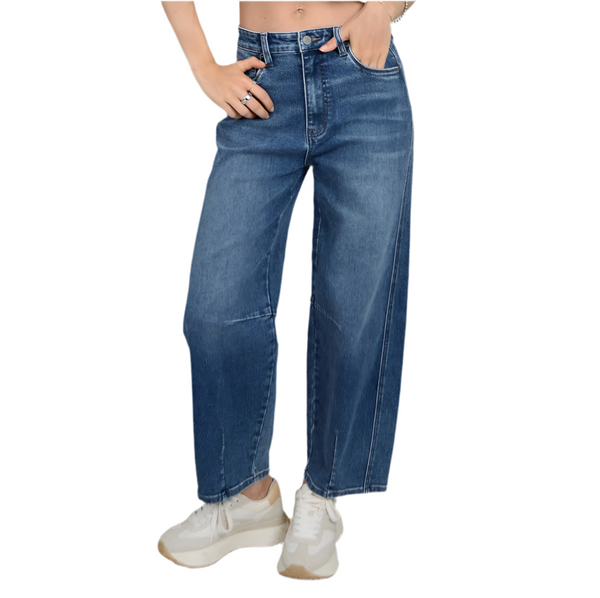 Bia Barrel Leg Jean I medium wash