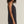 Load image into Gallery viewer, Sloane V neck Knit Denim Dress I Black