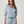Load image into Gallery viewer, Hayden French Terry Quarter Zip I Bleached Indigo