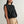 Load image into Gallery viewer, Shawna Shoulder Pad Top I Black