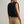 Load image into Gallery viewer, Shawna Shoulder Pad Top I Black