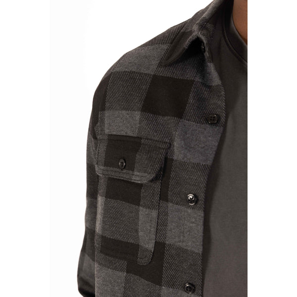 CHARCOAL PLAID SHIRT