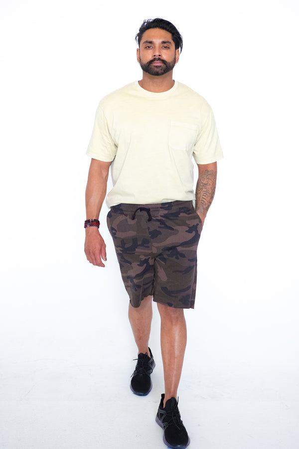Camo Knit Short