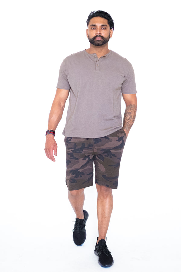 Camo Knit Short