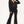 Load image into Gallery viewer, Dylan Front Slit Ribbed Pant I Black