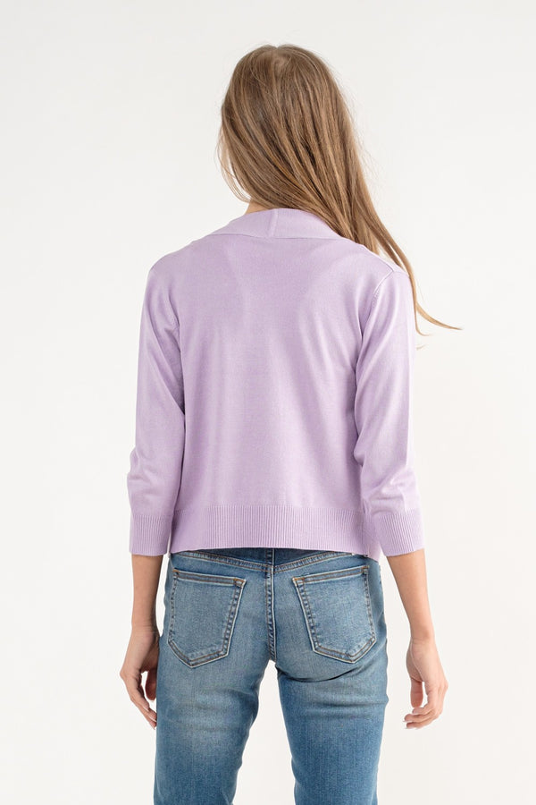 Essential Cardigan I Lilac