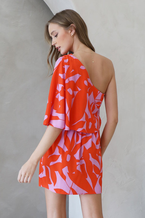 Tropic One-Sleeve Dress