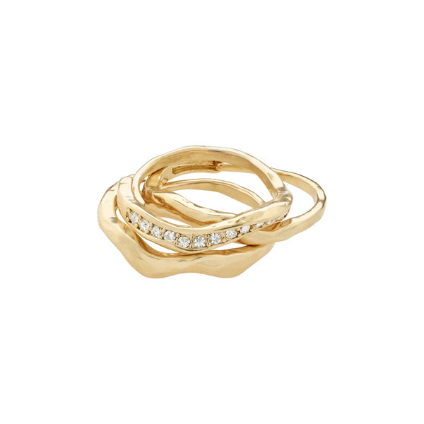 True Rings 3 in 1 Set I Gold Plated