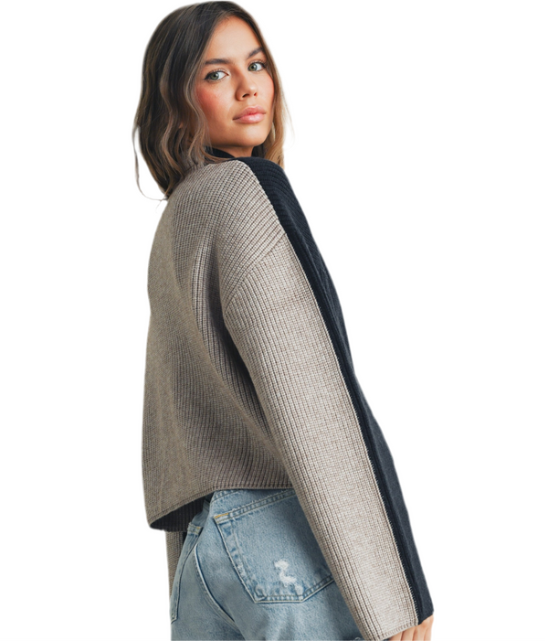 Miley Two-Toned Pullover