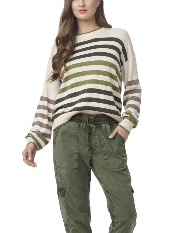 Georgie Striped Pullover Sweater