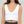 Load image into Gallery viewer, Valentina Double V Neck Tank Top I White
