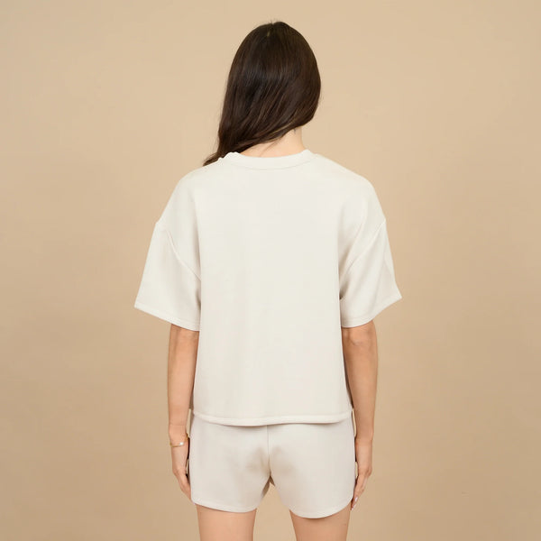 Tess Soft Knit Short Sleeve Top