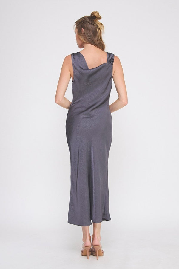 Dara Draped Midi Dress I Midnight PRE ORDER