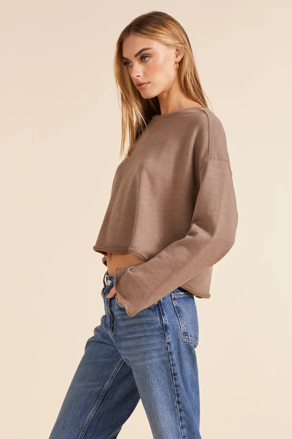 Rolled Hem Pullover