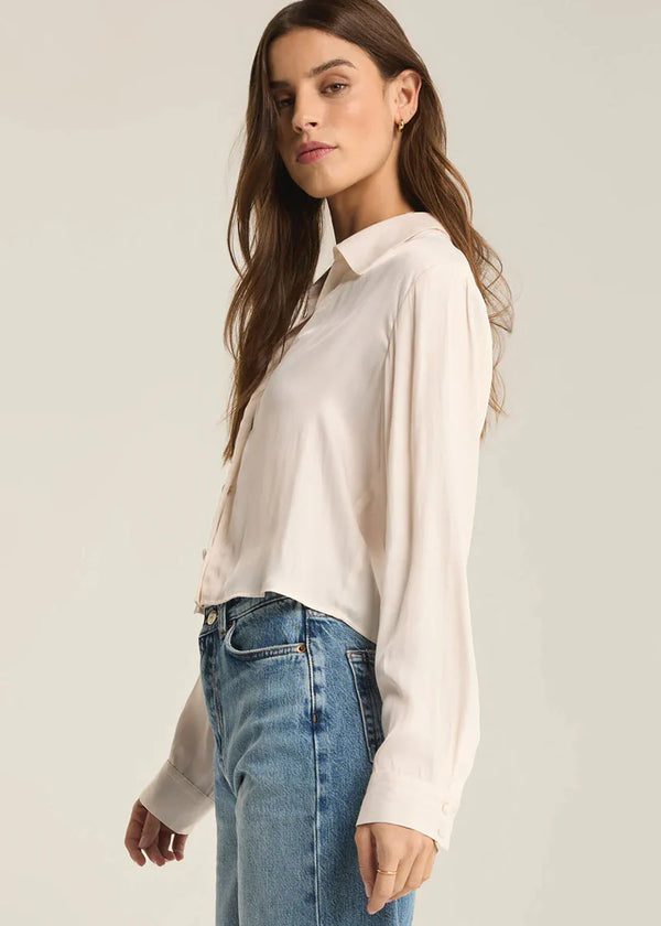 Sante Blouse I Sea Salt