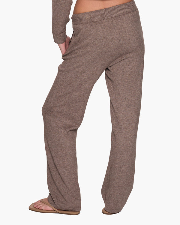 Sunday Sweater Pants I Heathered Taupe