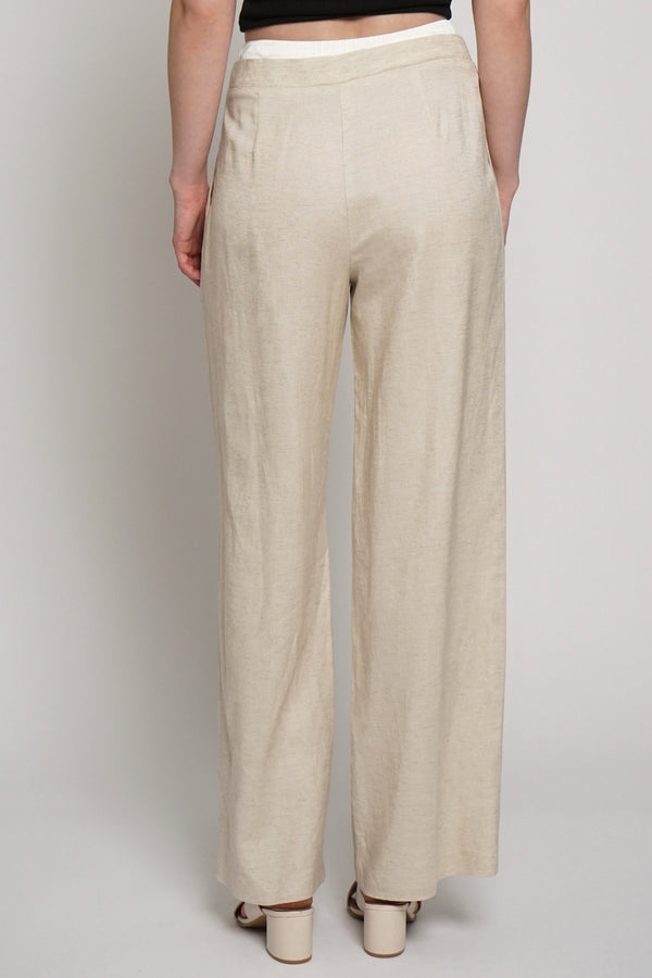 Boa Linen Pant I Natural