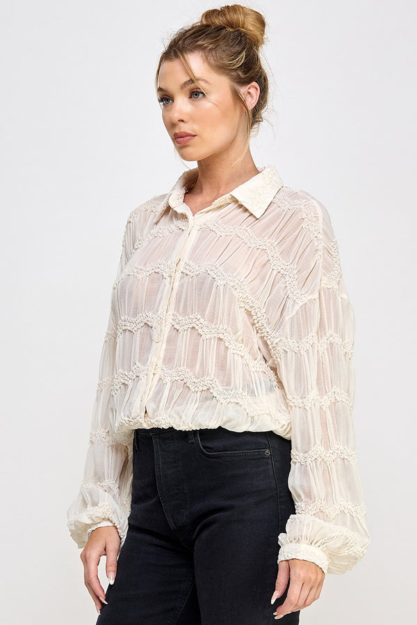 Madalyn Blouse I Cream