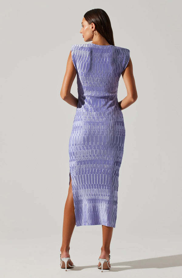 Nyah Midi Dress I Lilac