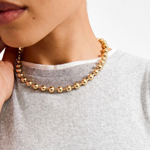 Air Necklace I Gold Plated
