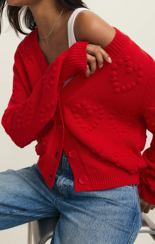 All Yours Cardigan I Kiss Me Red