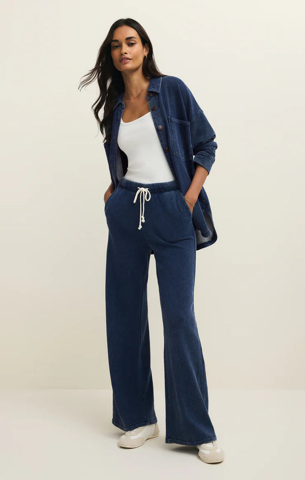 Hunter Knit Denim Pant I Indigo