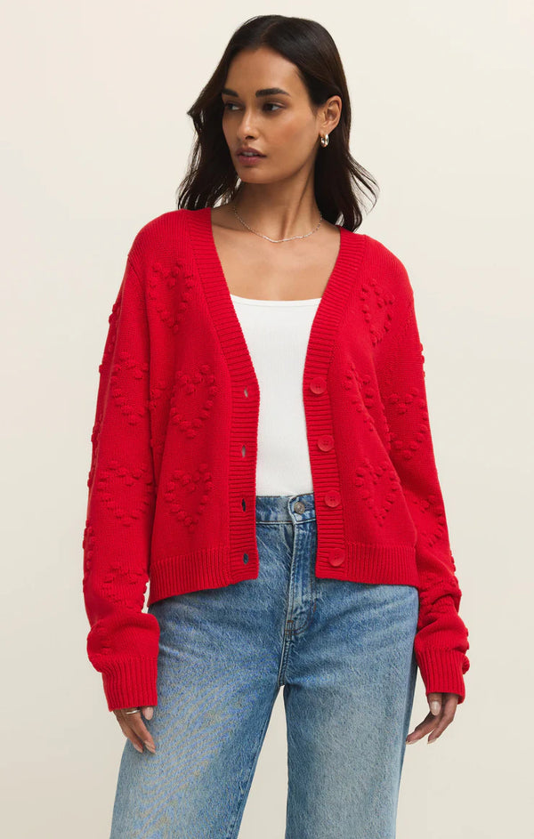 All Yours Cardigan I Kiss Me Red