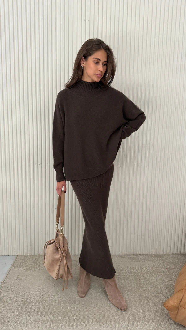 Alma Sweater I Espresso