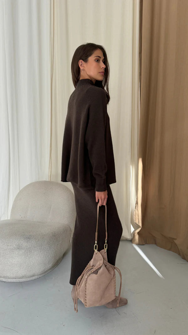 Alma Sweater I Espresso