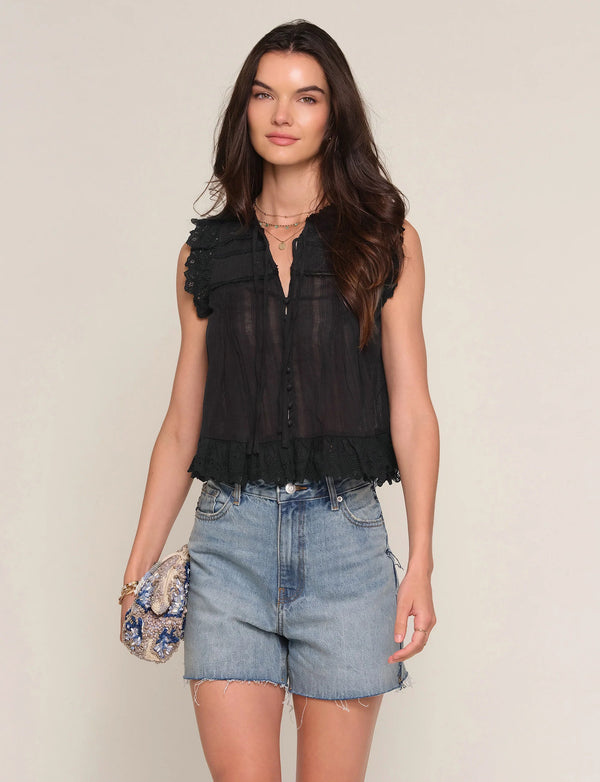 Amina Blouse I Black