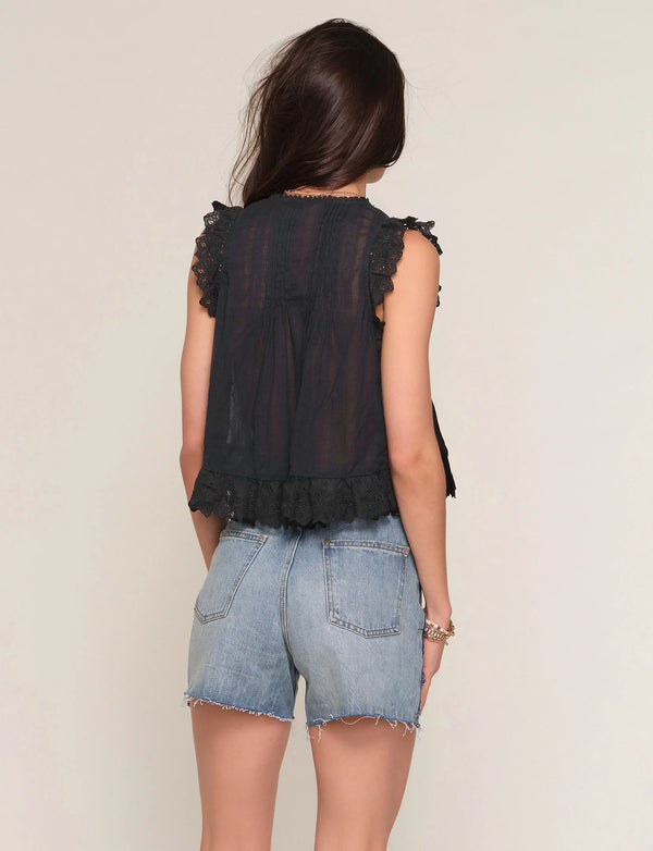 Amina Blouse I Black