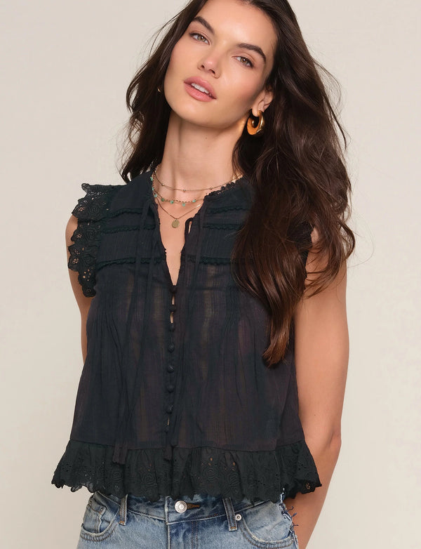 Amina Blouse I Black