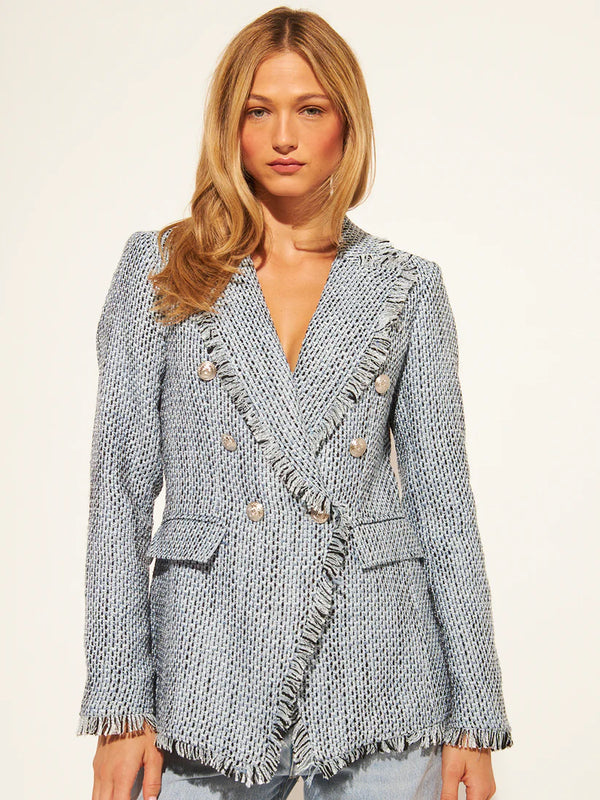 Andres Blazer I Denim Tweed