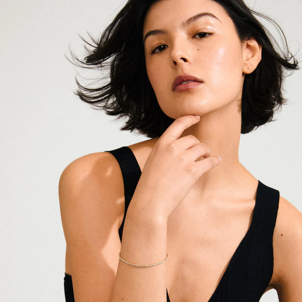 Arash Crystal Bracelet I Gold Plated