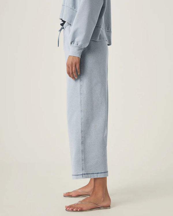 Hayden French Terry Pant I Bleached Indigo