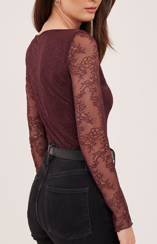 Bella Lace Long Sleeve I Port