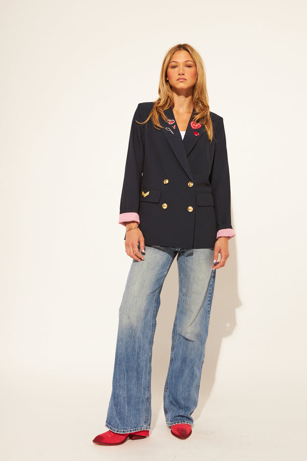 Blaine Blazer I Indigo