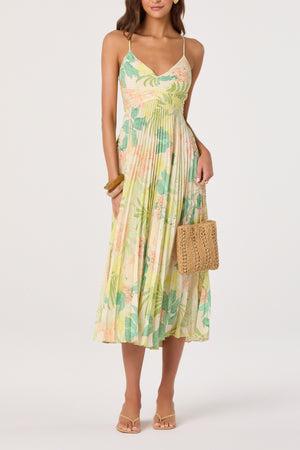 Blythe Midi Dress I Tropical