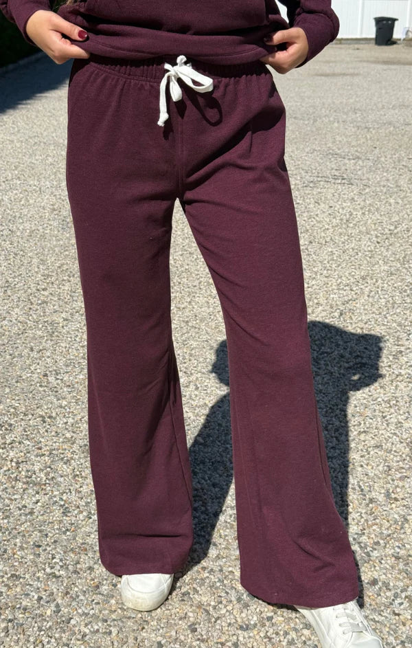 Portia Wide Leg Drawstring Pant I Port