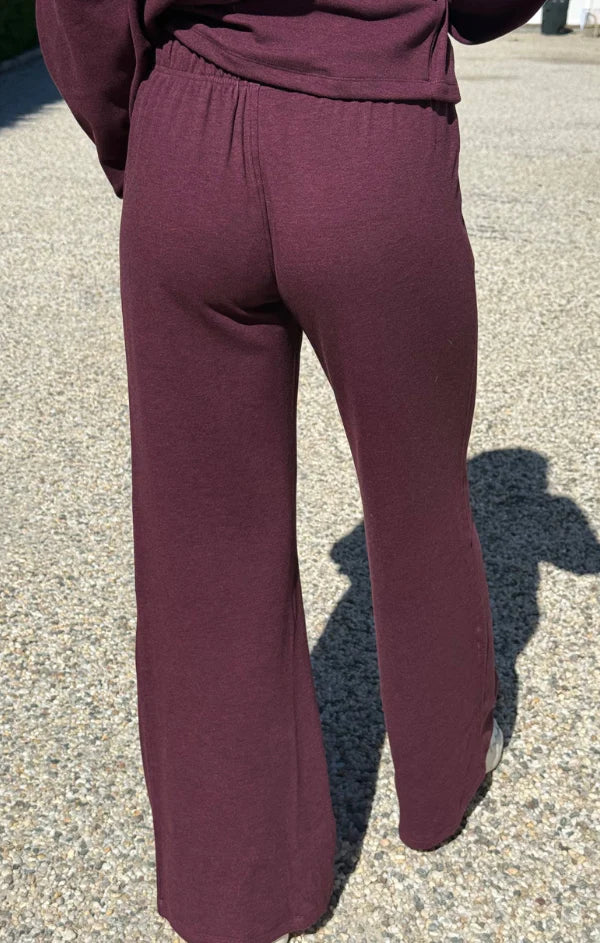 Portia Wide Leg Drawstring Pant I Port