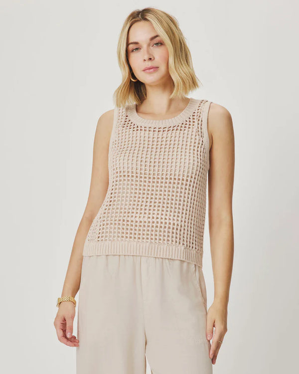 Camellia Sweater Tank I Fawn
