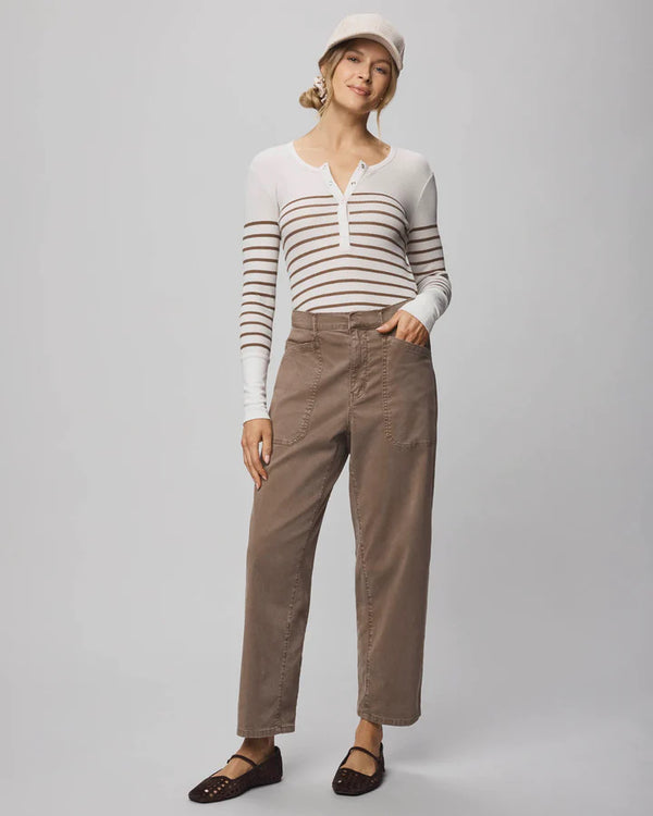 Carissa Twill Pant I Cedar Brown