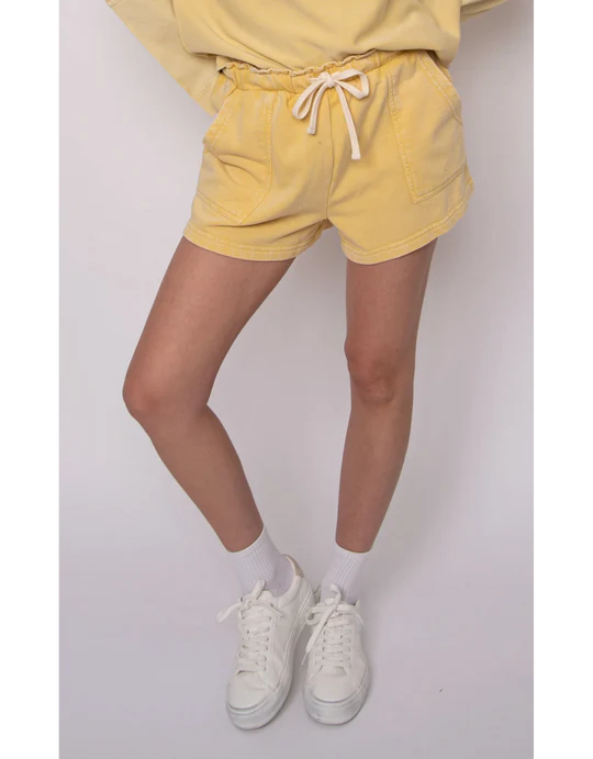 Cecile French Terry Shorts I Corn