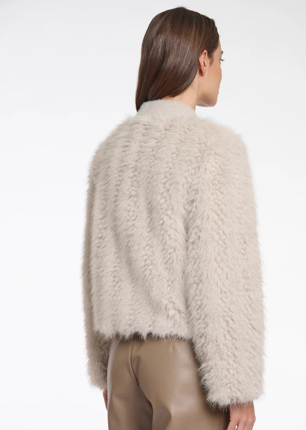 Chaimae Faux Fur Jacket I Birch