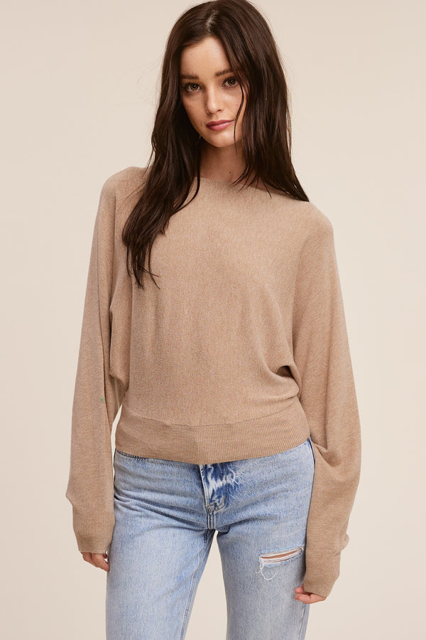 Chloe Cashmere Pullover I Camel