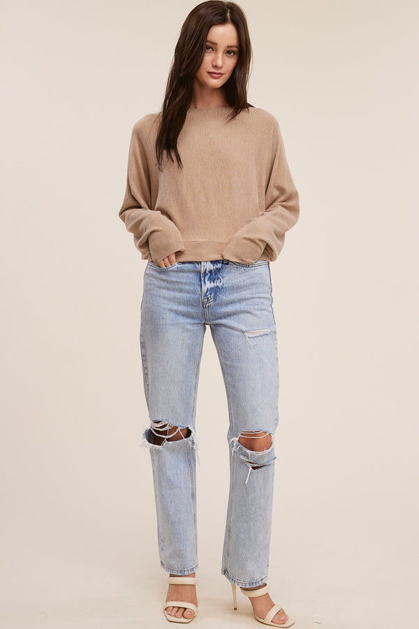 Chloe Cashmere Pullover I Camel