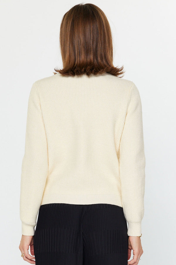 Crystal Cardigan I Cream