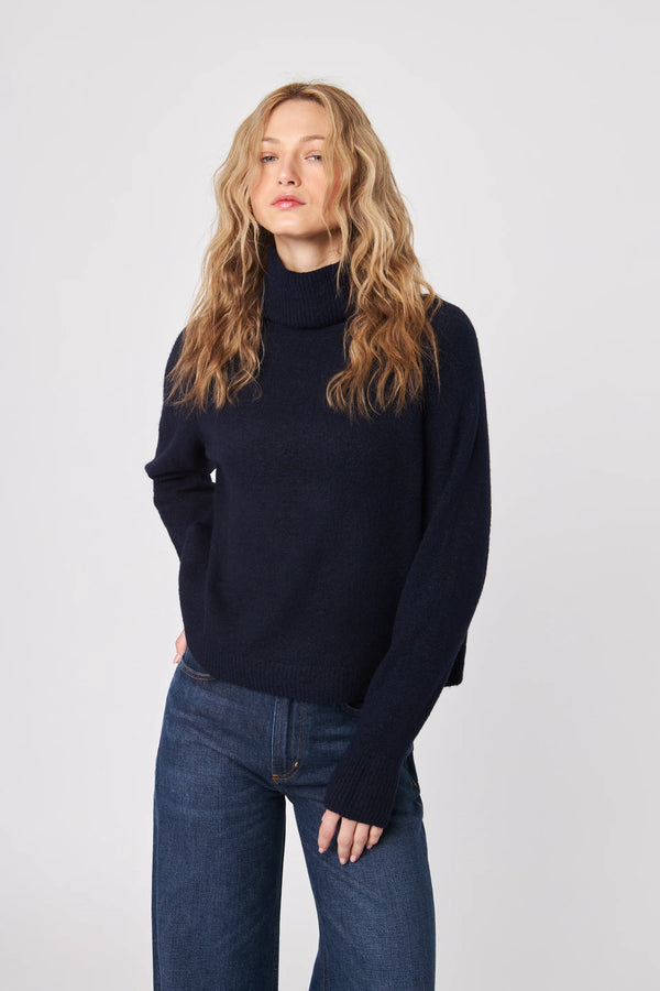 Emmett Slouch Neck Sweater I Eclipse