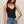 Load image into Gallery viewer, Eve Lace Trim Tank I Black
