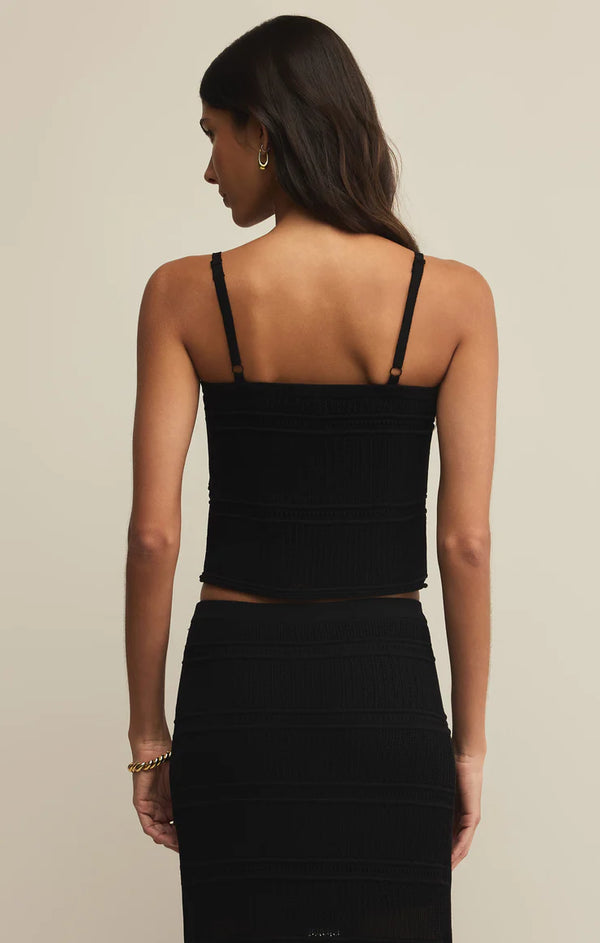 Fernanda Crochet Top I Black